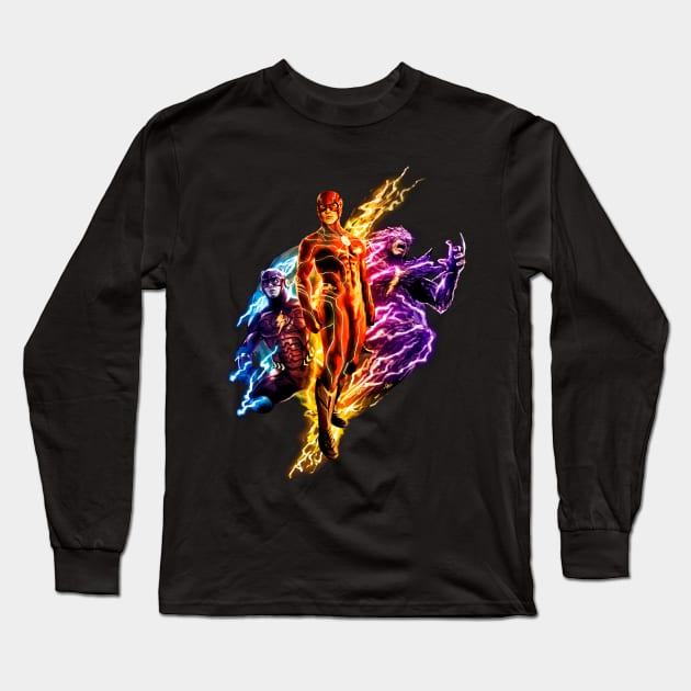 Flashpoint Paradox Long Sleeve T-Shirt by grungethemovie